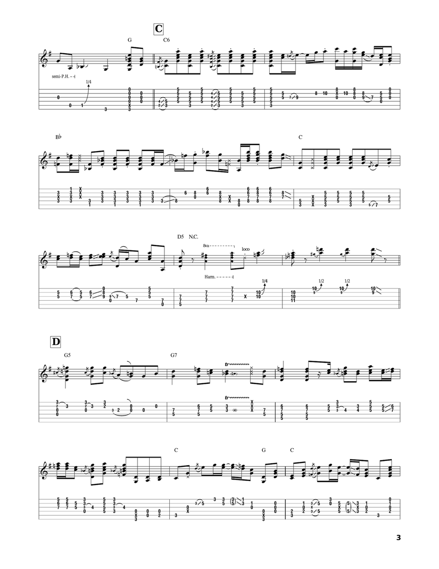 Charlie Brown Acoustic Guitar scores gallery preview page 3