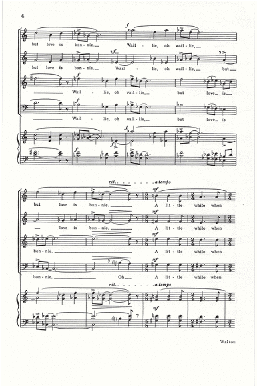 Waillie, Waillie 4-Part scores gallery preview page 4