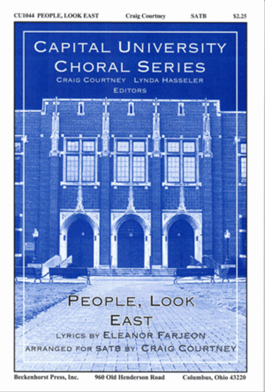 People, Look East - SATB 4-Part scores gallery preview page 1