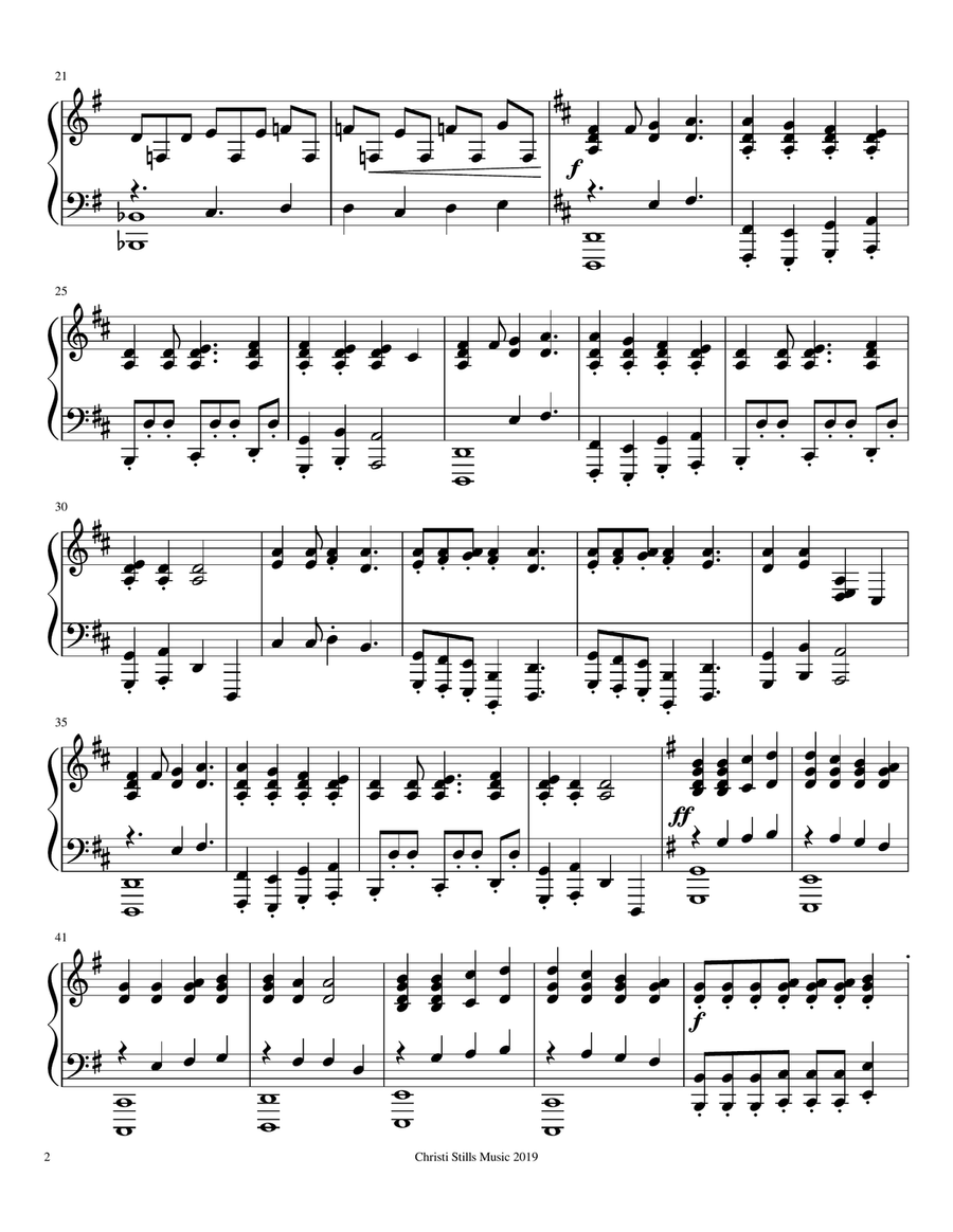 Joyful, Joyful, We Adore Thee Piano Solo scores gallery preview page 2