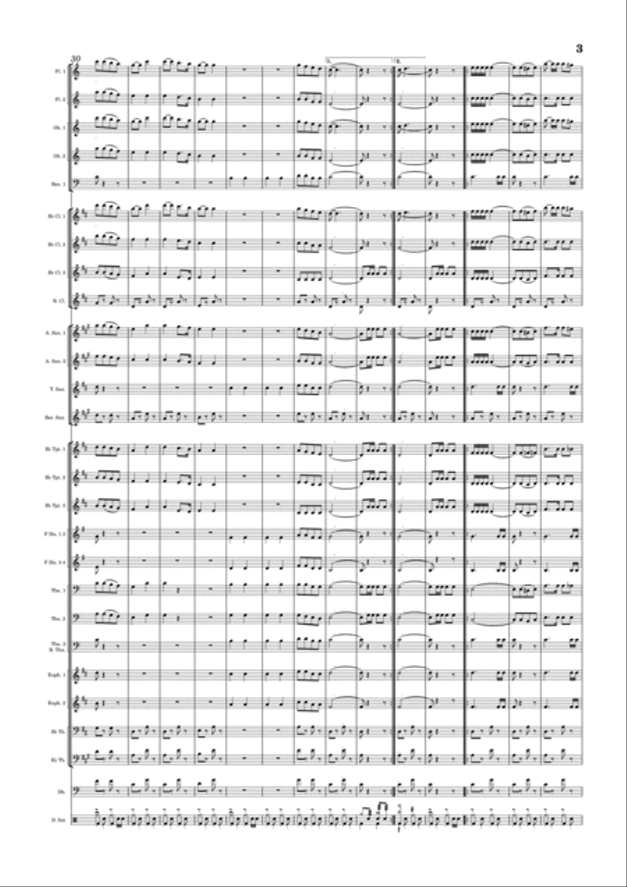 Taai Taai Medley (Viva Tirol - De Alpen Express) Concert Band scores gallery preview page 3