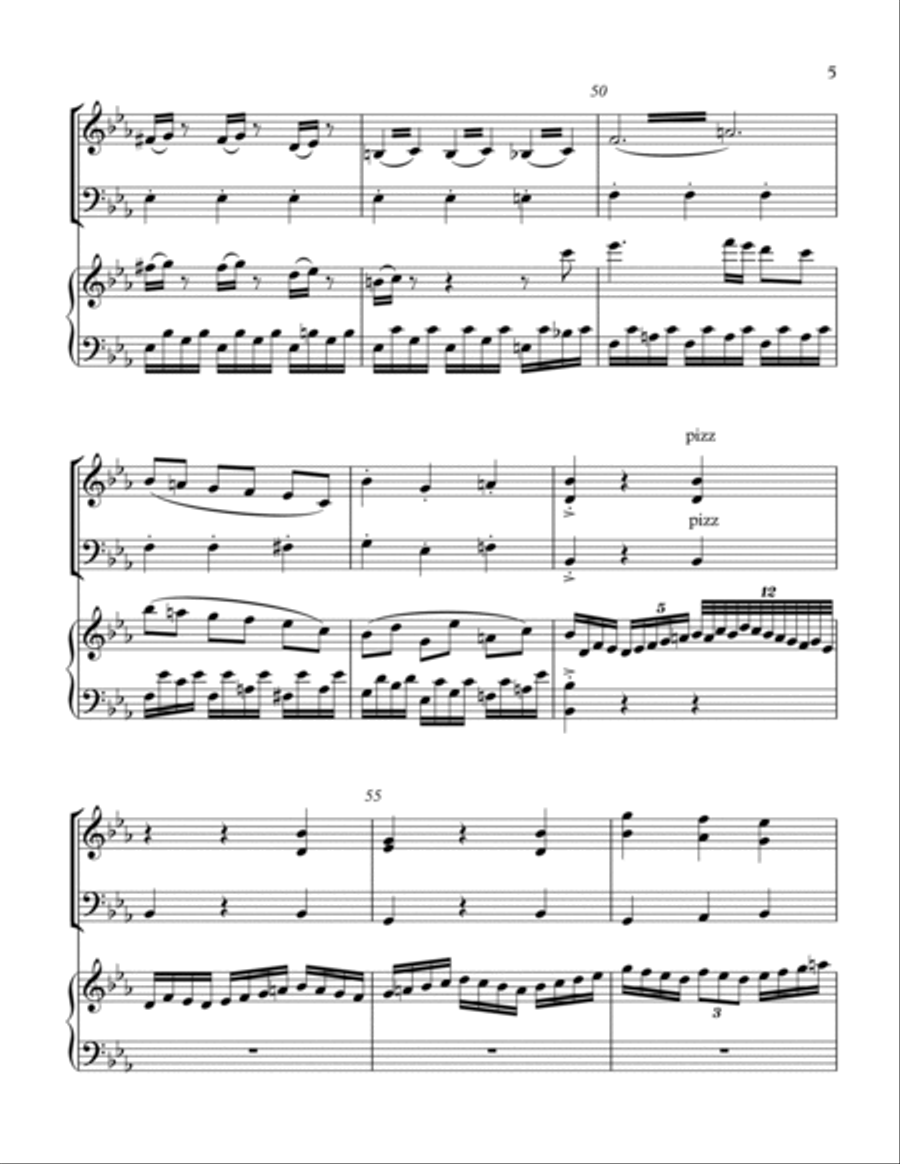 Sonate #18 Opus 31 #3 Sonate #18 Opus 31 #3 Piano Trio scores gallery preview page 5