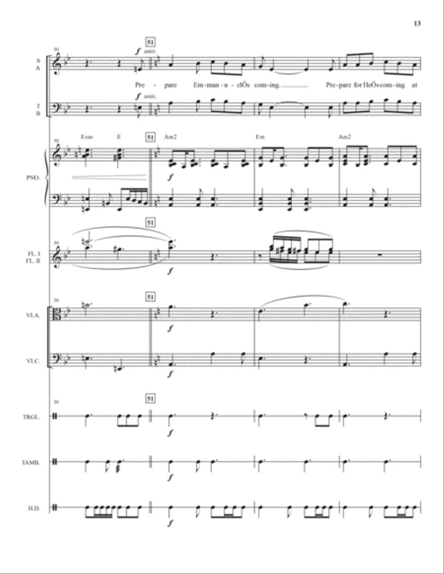 An Advent Awakening - Full Score Choir scores gallery preview page 13