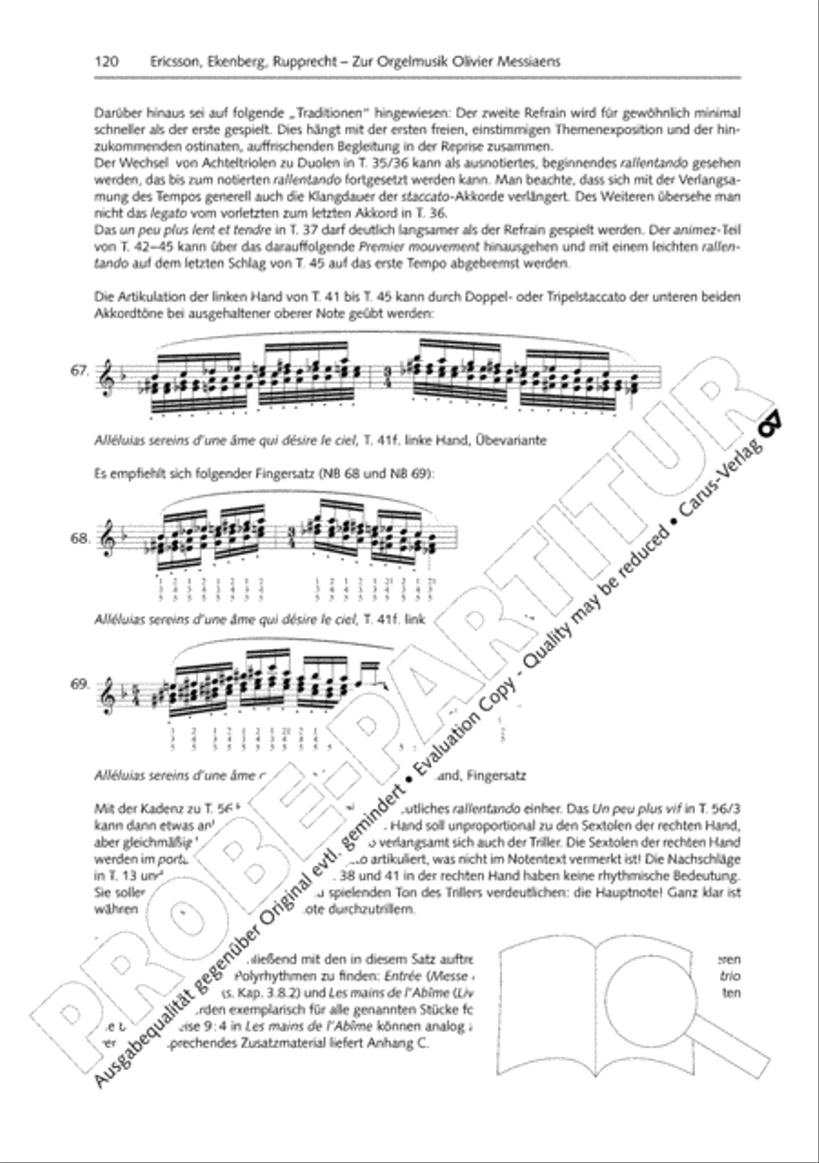 Orgelschule zur historischen Auffuhrungspraxis Organ Solo scores gallery preview page 121