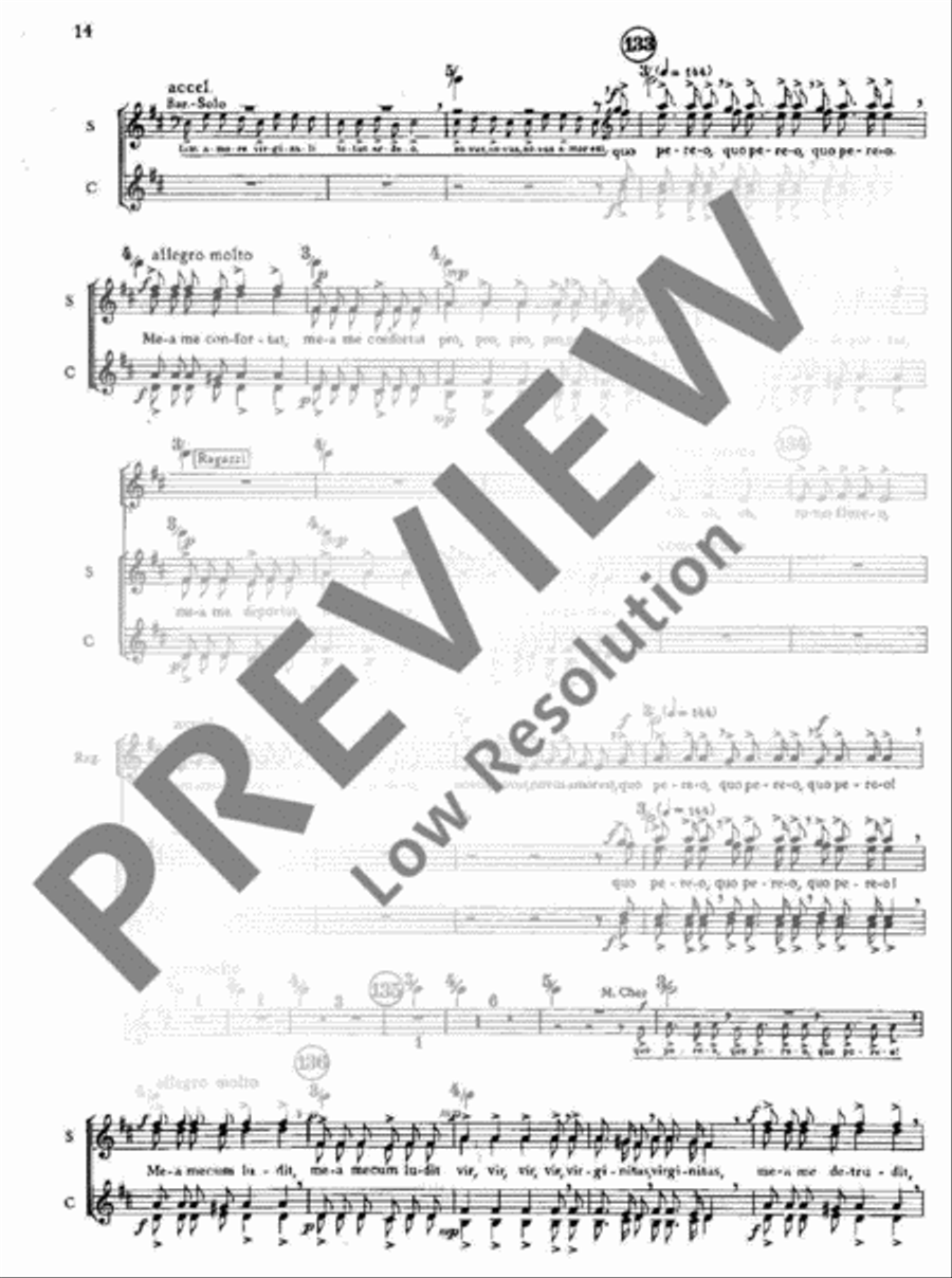 Carmina Burana Part scores gallery preview page 16