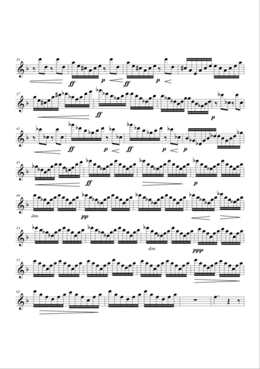 The Morning Mood Trio (only flute) Woodwind Trio scores gallery preview page 2