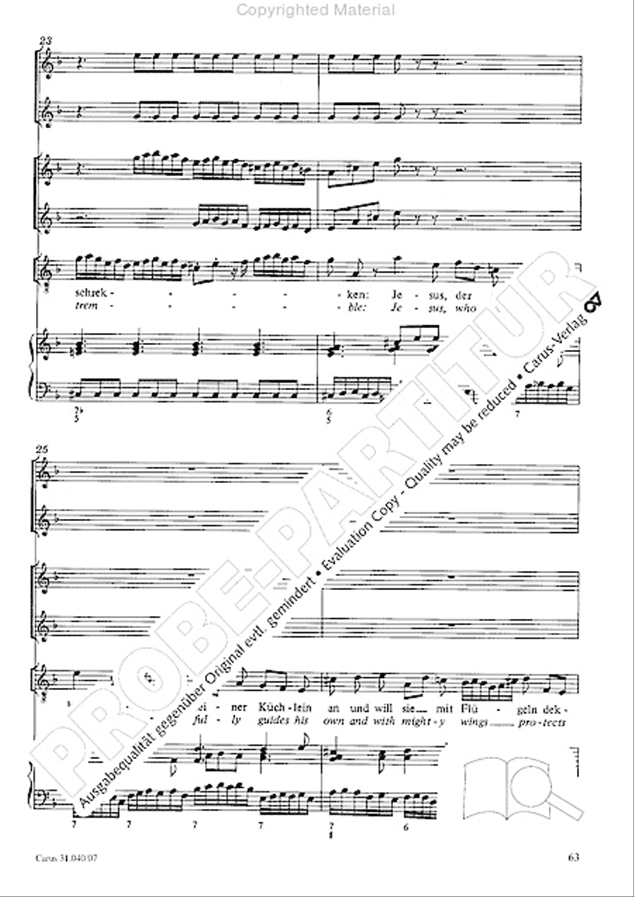 Christ was manifested for this purpose (Dazu ist erschienen der Sohn Gottes) ATB scores gallery preview page 65