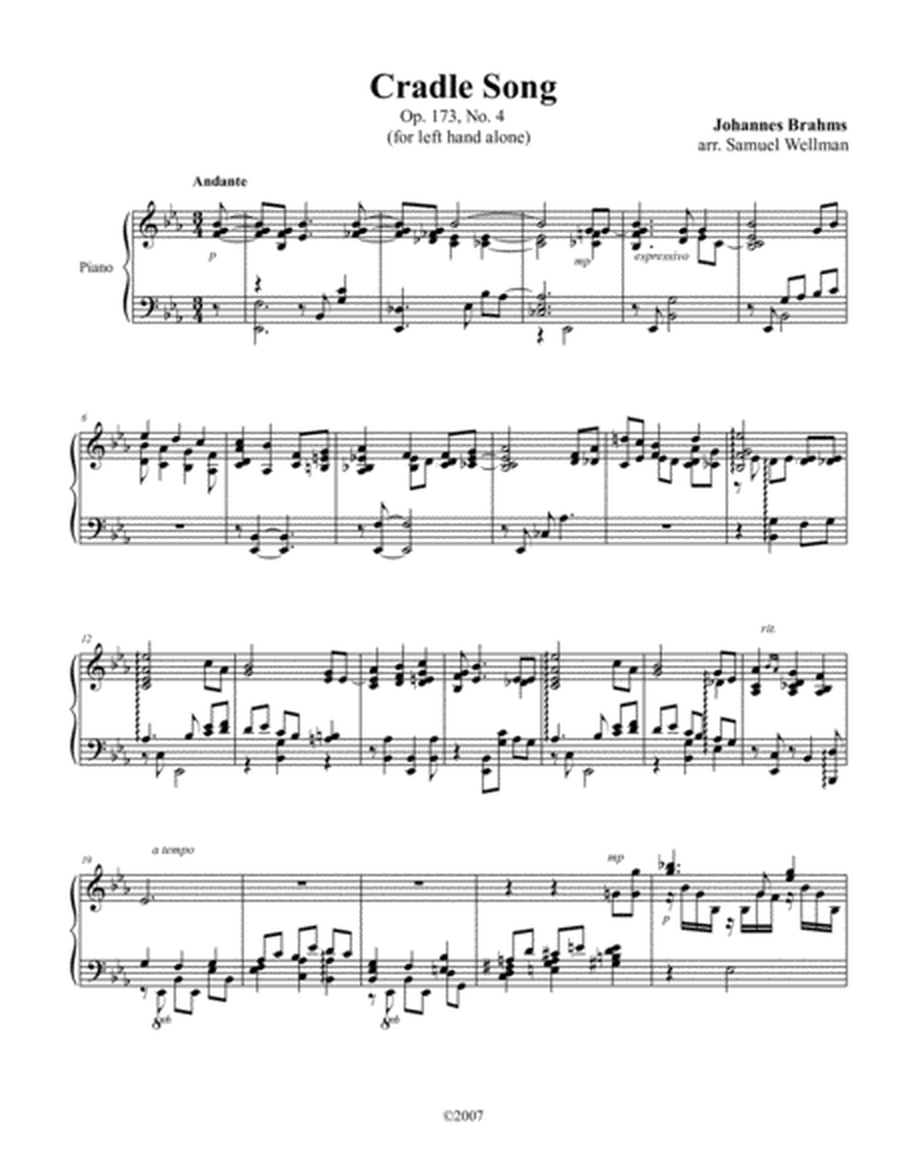 Cradle Song, Op. 173, No. 4