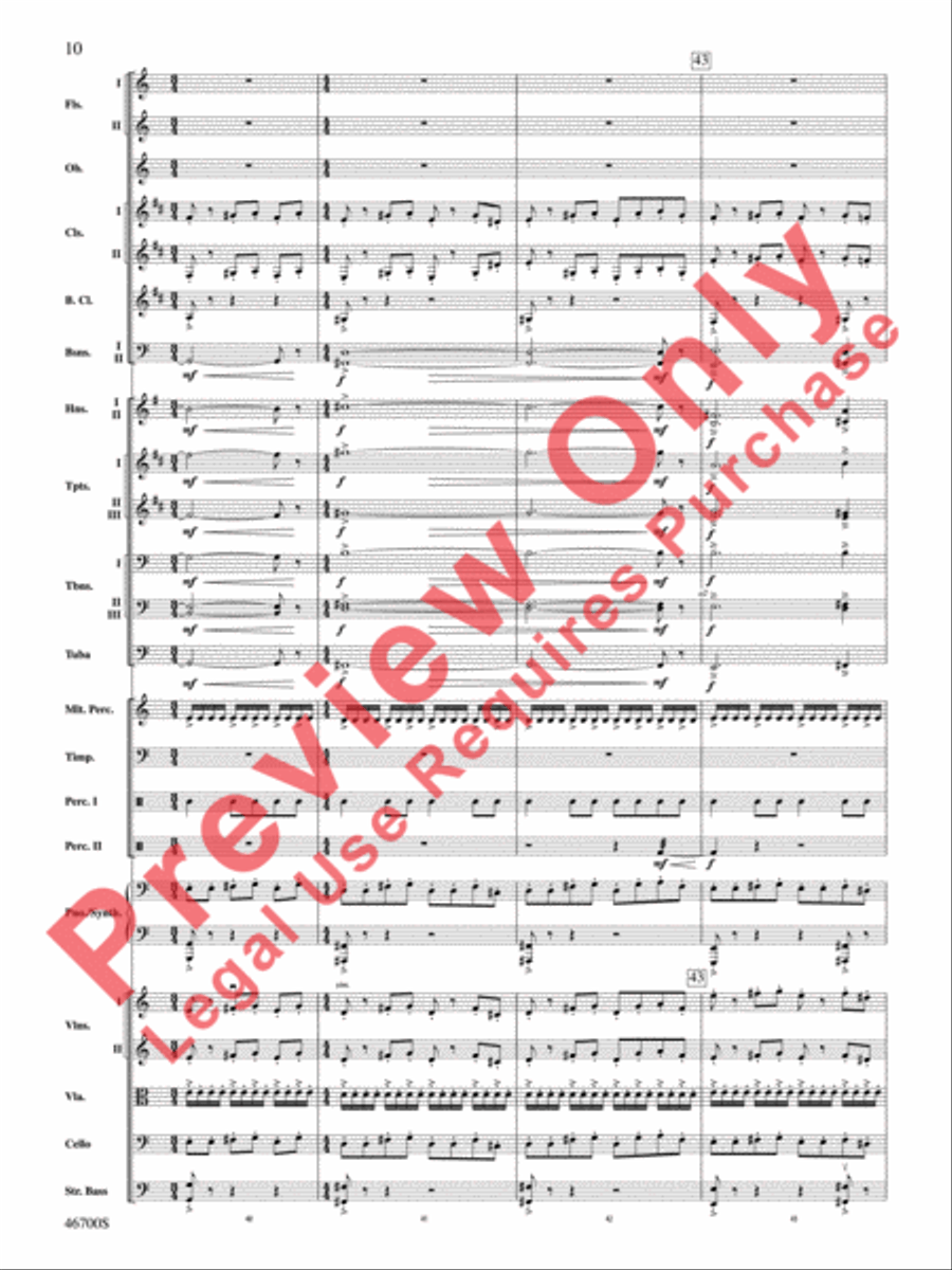 Wonder Woman -- From the Warner Bros. Soundtrack Full Orchestra scores gallery preview page 11