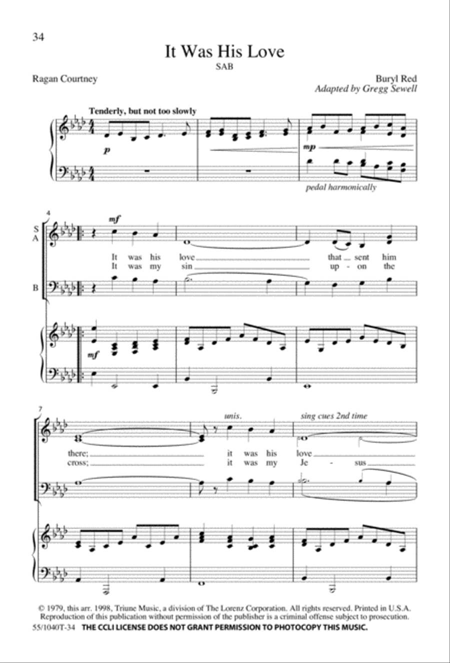 Arise, Rejoice! 3-Part scores gallery preview page 36