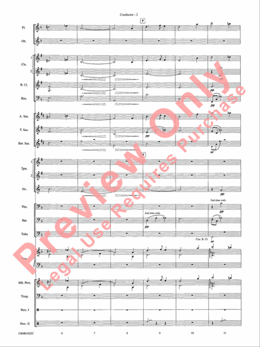 Hedwig's Theme - Cb Concert Band scores gallery preview page 5