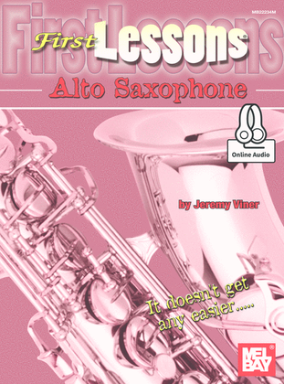 Book cover for First Lessons Alto Saxophone