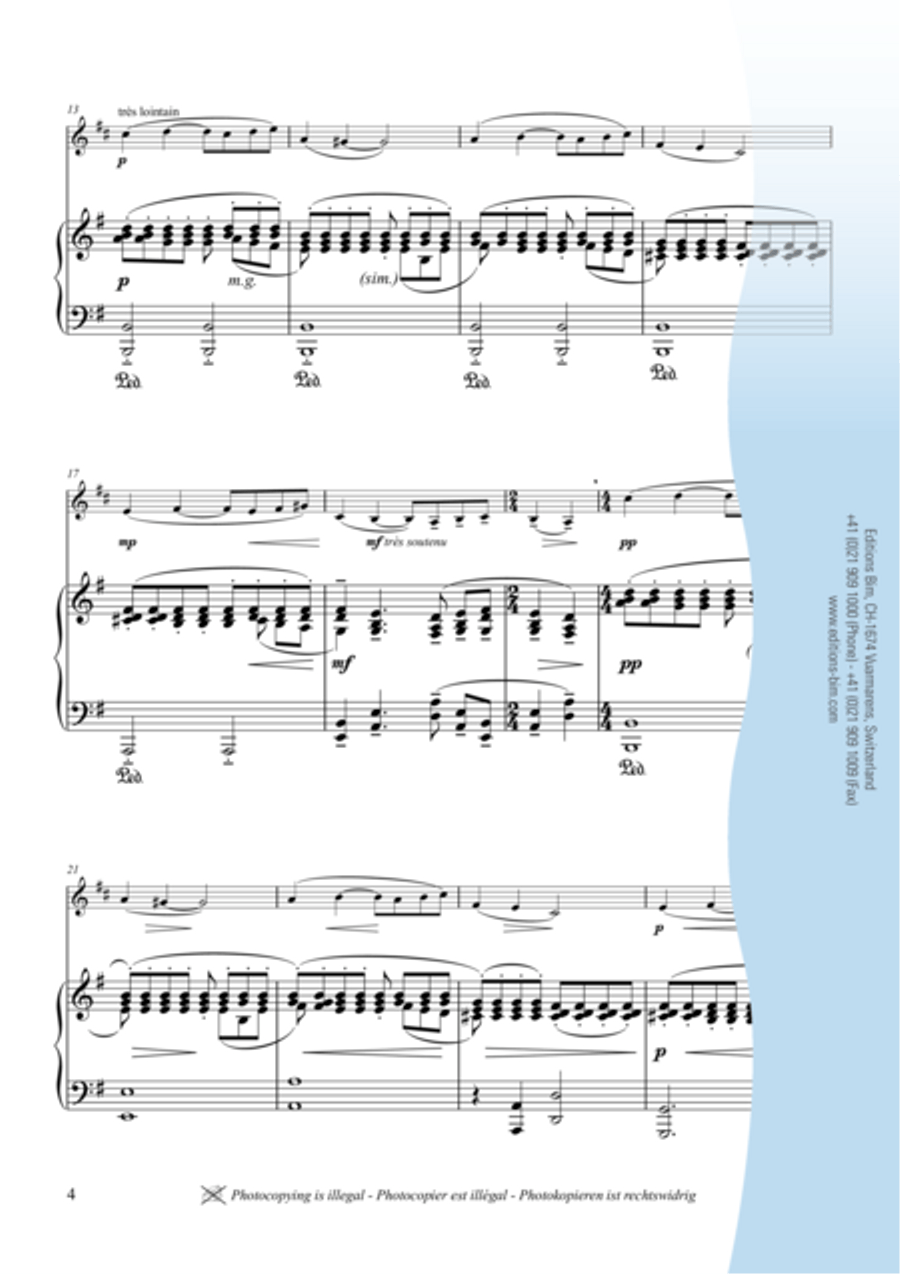 Pavane Horn scores gallery preview page 3