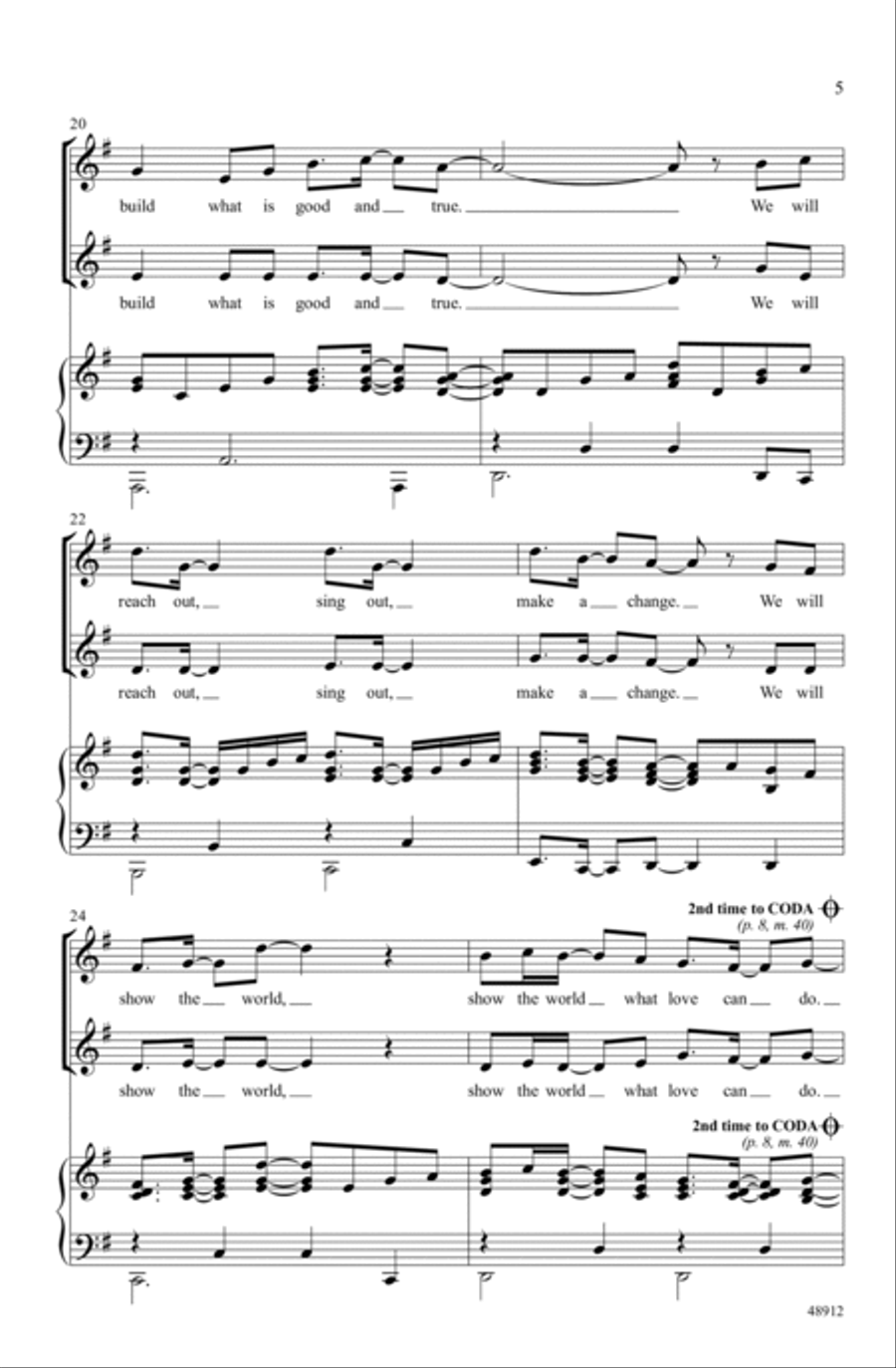 What Love Can Do What Love Can Do Choir scores gallery preview page 4