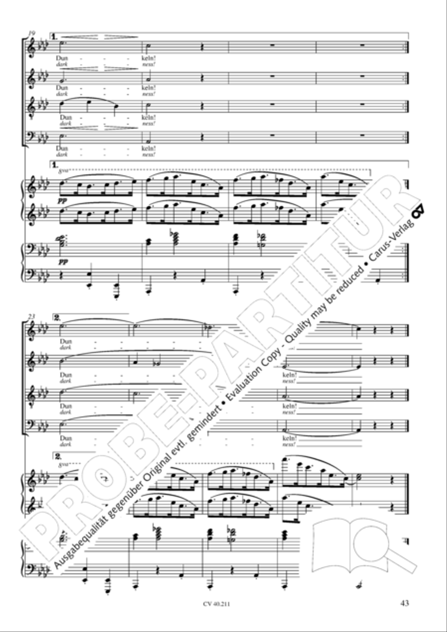 Liebeslieder-Walzer, Op. 52 Choir scores gallery preview page 44