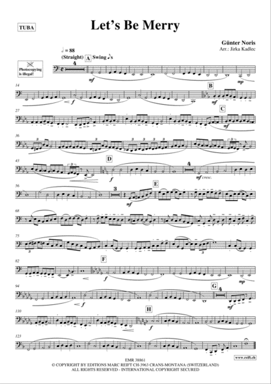 Let's Be Merry Tuba scores gallery preview page 2