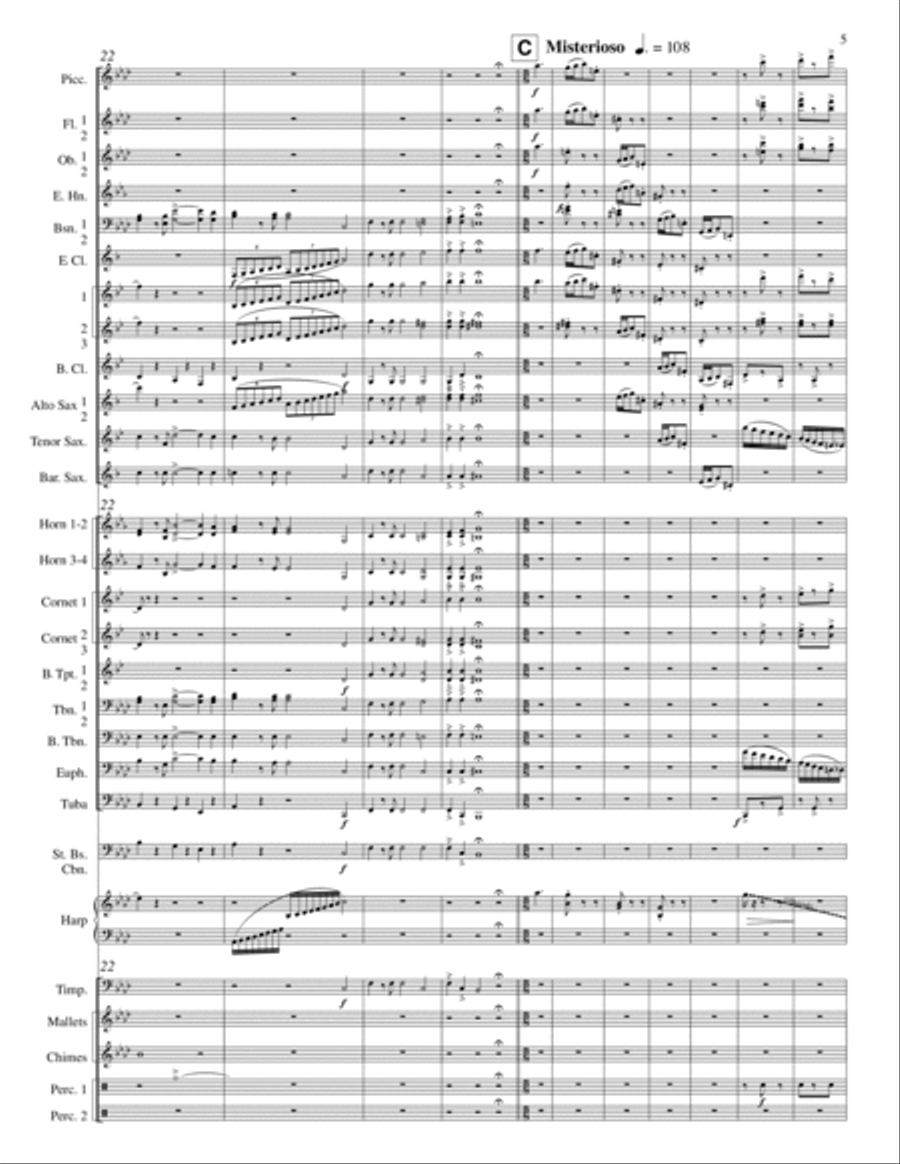 Minor Alterations No. 2 Concert Band scores gallery preview page 11