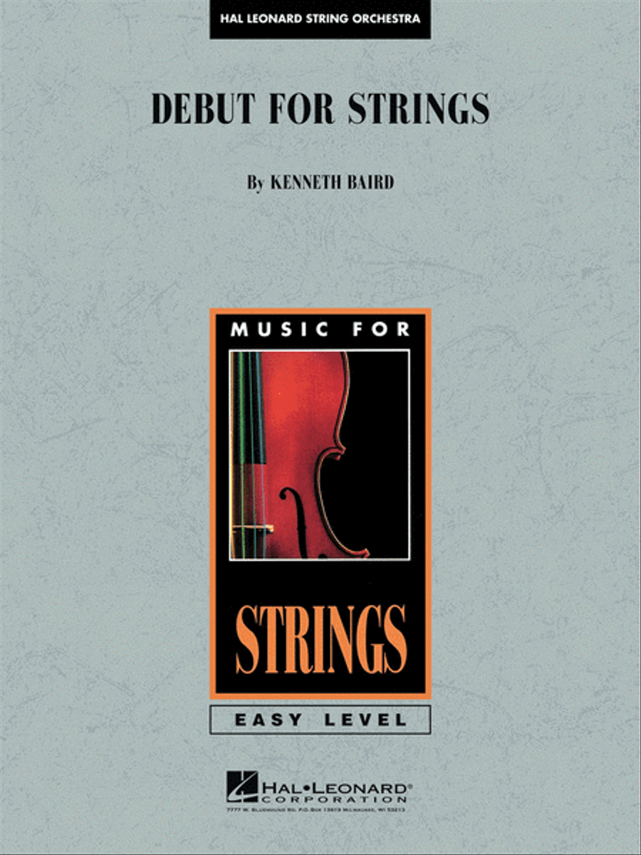 Debut for Strings Debut for Strings String Orchestra scores gallery preview page 1