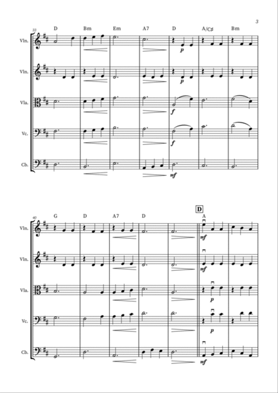 Edelweiss String Quintet scores gallery preview page 3