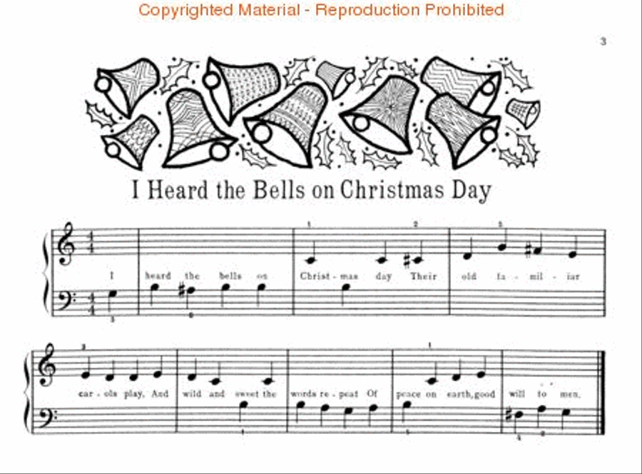 1st Christmas at the Piano Easy Piano scores gallery preview page 3