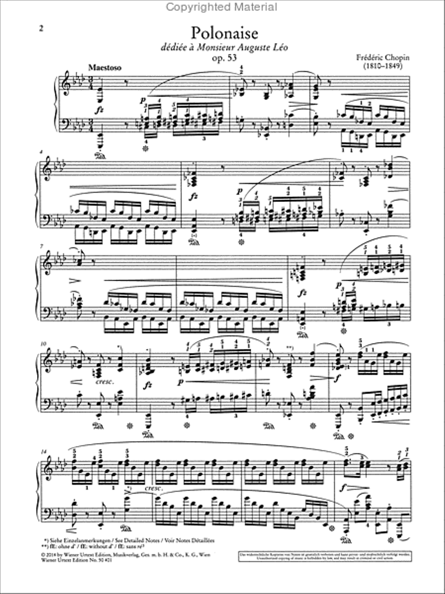 Polonaise As-Dur Op. 53 Polonaise As-Dur Op. 53 Chamber Music scores gallery preview page 2