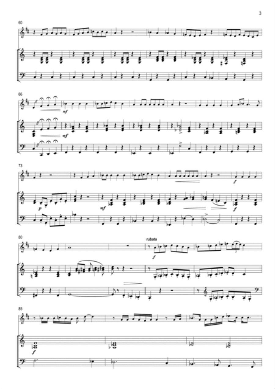 If I Were A Rich Man Tenor Saxophone scores gallery preview page 3