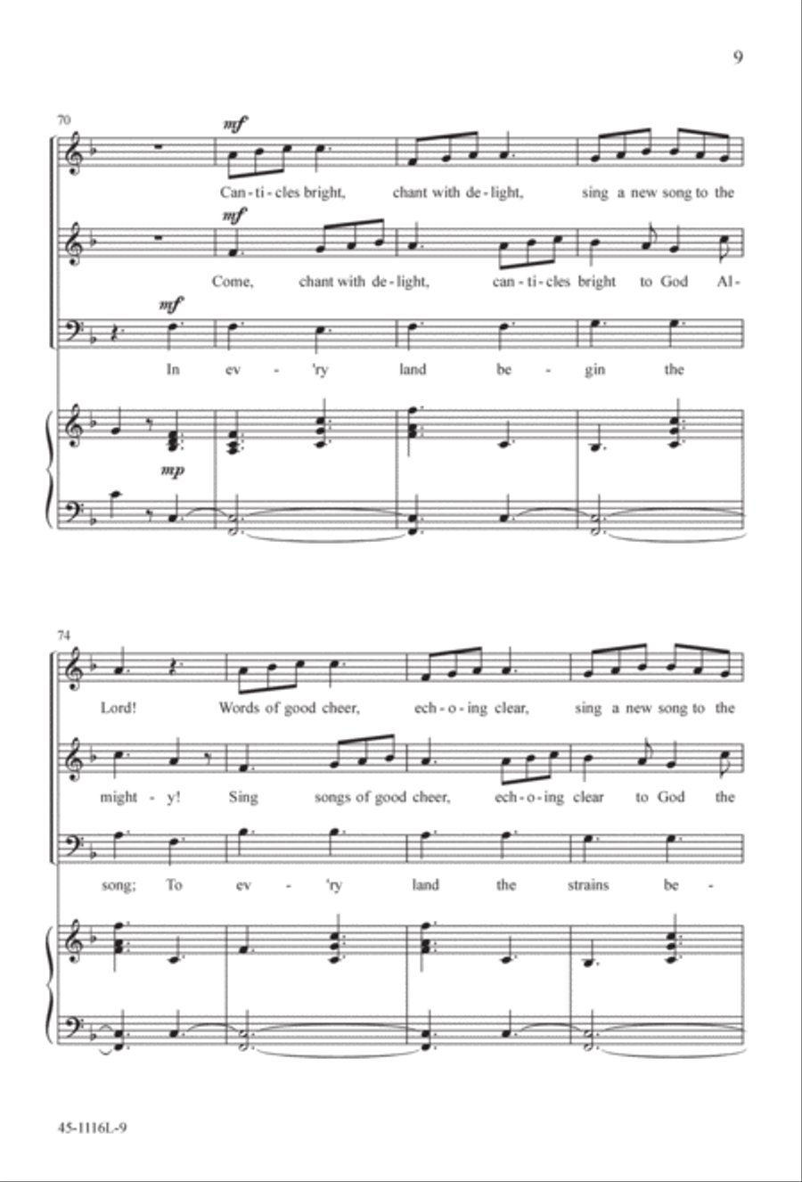 12 Anthems for about 12 Singers 3-Part scores gallery preview page 9