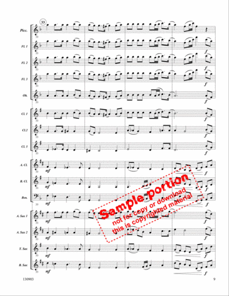 At The Cross At The Cross Woodwind Ensemble scores gallery preview page 6