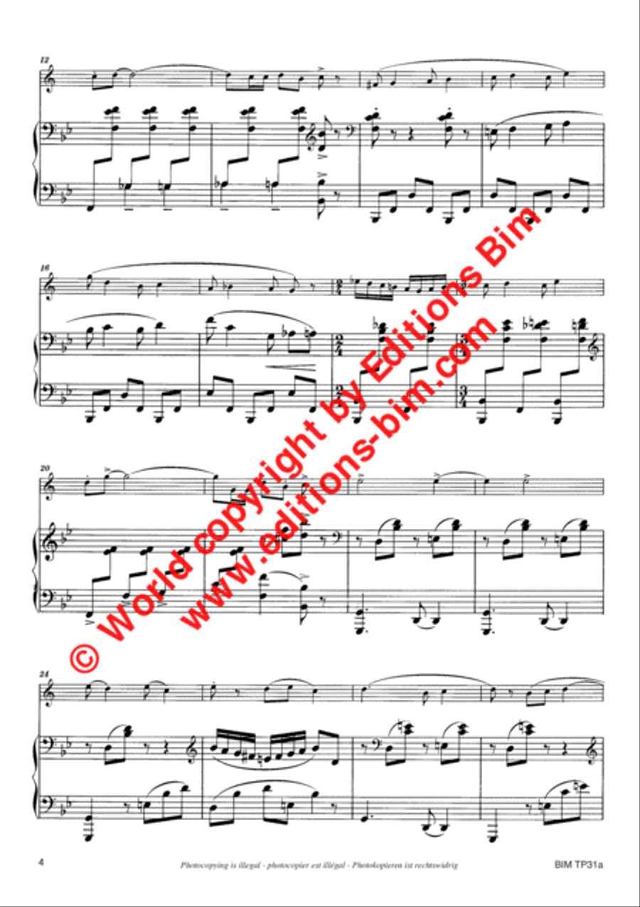Concert Scherzo Trumpet Solo scores gallery preview page 3