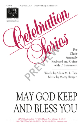 Book cover for May God Keep and Bless You