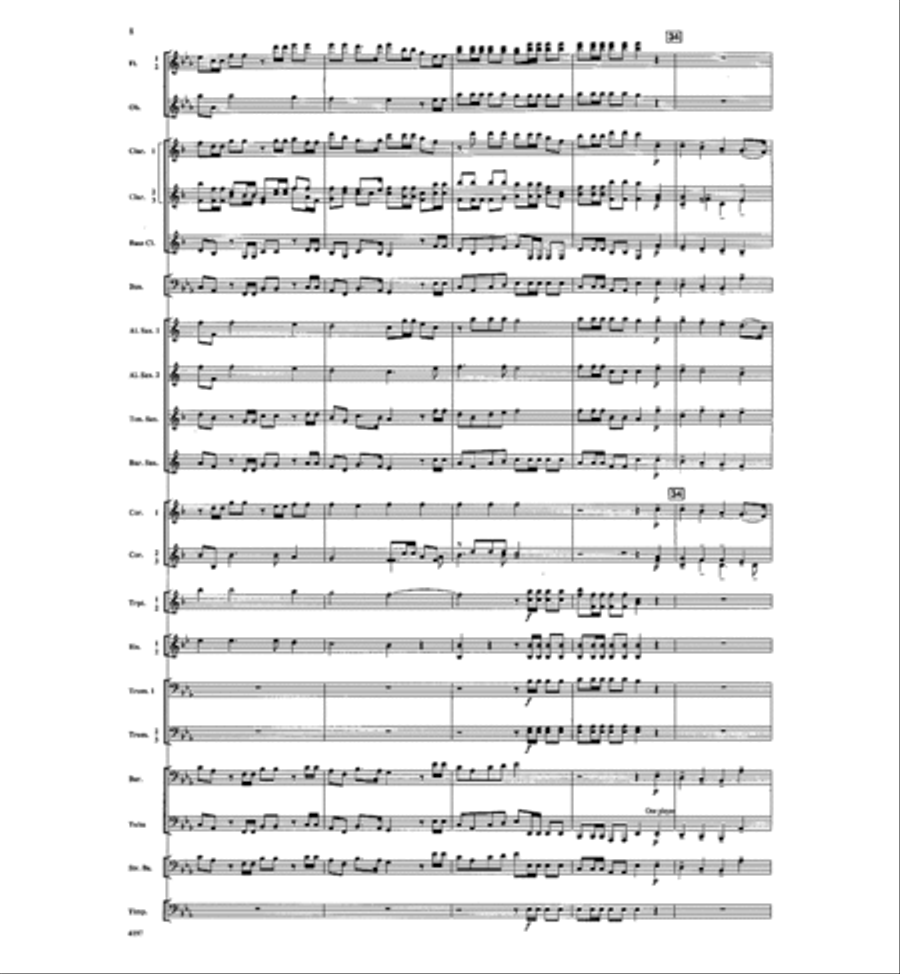 Hallelujah Chorus Hallelujah Chorus Concert Band scores gallery preview page 8