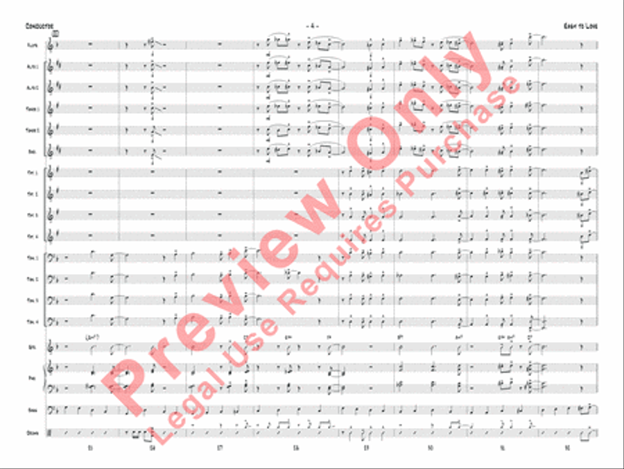 Easy to Love Jazz Ensemble scores gallery preview page 7