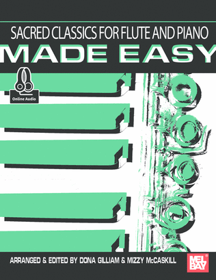 Book cover for Sacred Classics for Flute and Piano Made Easy