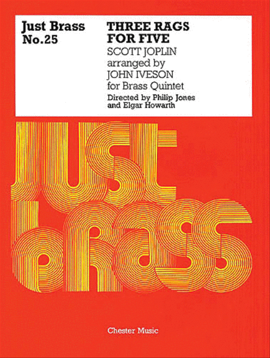 Three Rags for Brass Quintet Brass Quintet scores gallery preview page 1