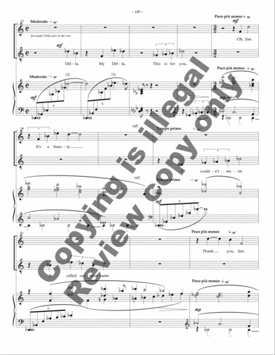 The Gift Of The Magi Piano, Vocal scores gallery preview page 10