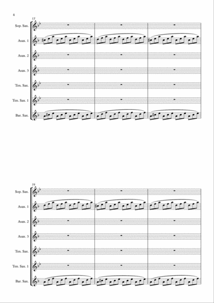 London Calling Woodwind Quintet scores gallery preview page 4