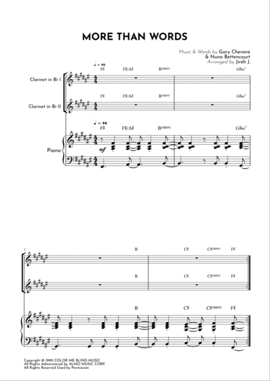 More Than Words Woodwind Duet scores gallery preview page 2