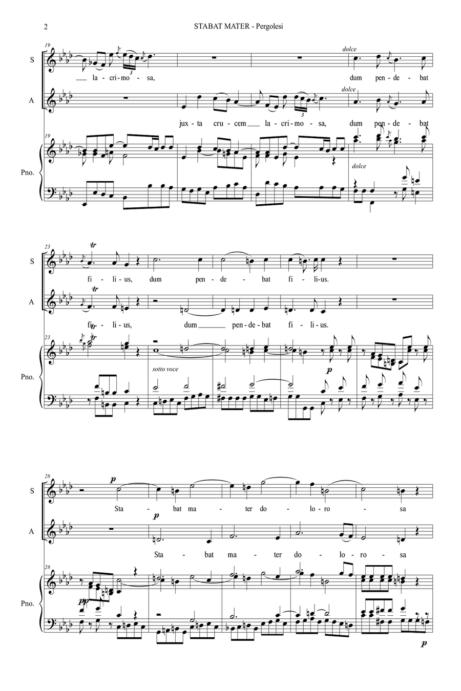 STABAT MATER - Pergolesi - 1. 