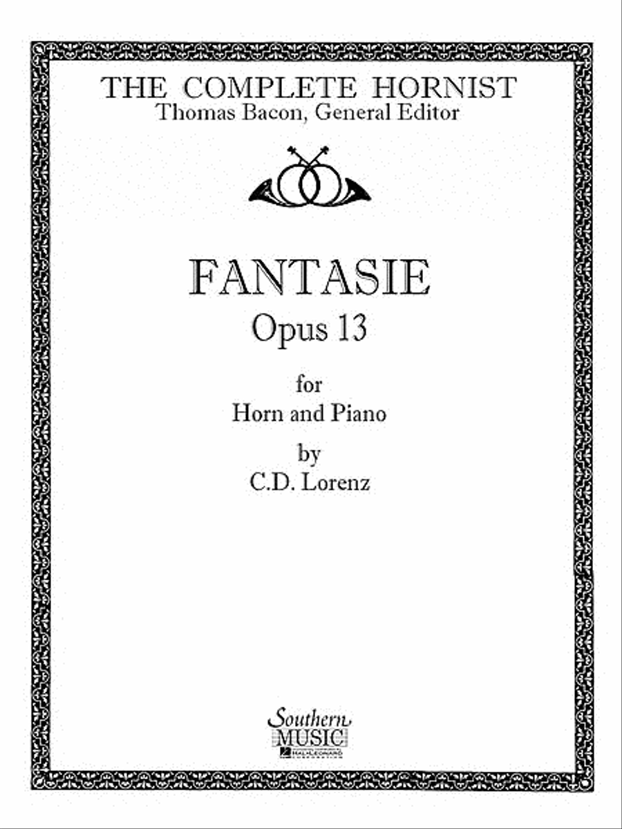 Fantasie (Fantasy Fantaisie), Op. 13 Horn scores gallery preview page 1