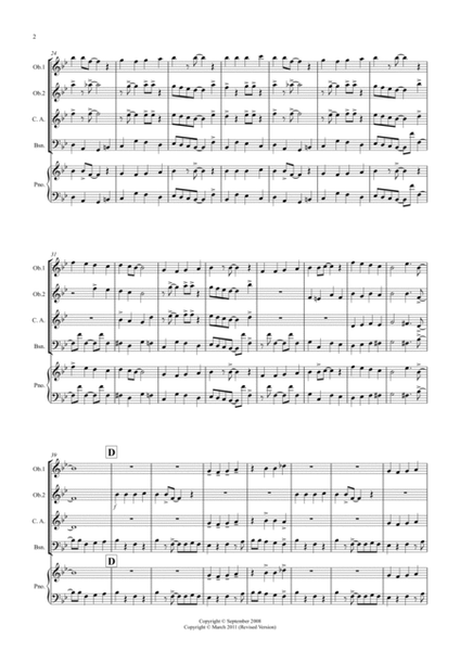 Good King Wenceslas (Jazzy Style!) for Double Reed Quartet image number null
