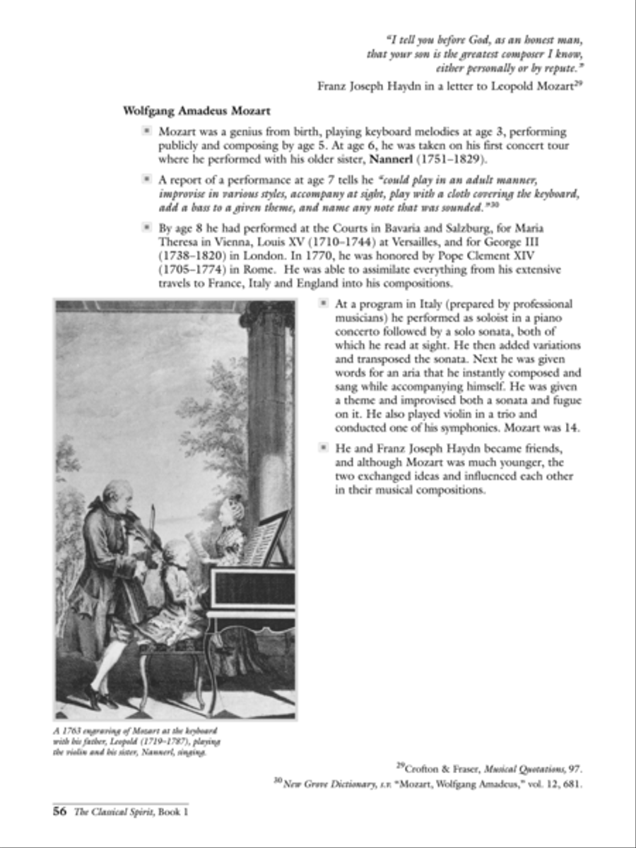 The Classical Spirit (1750--1820), Book 1 Piano Solo scores gallery preview page 7