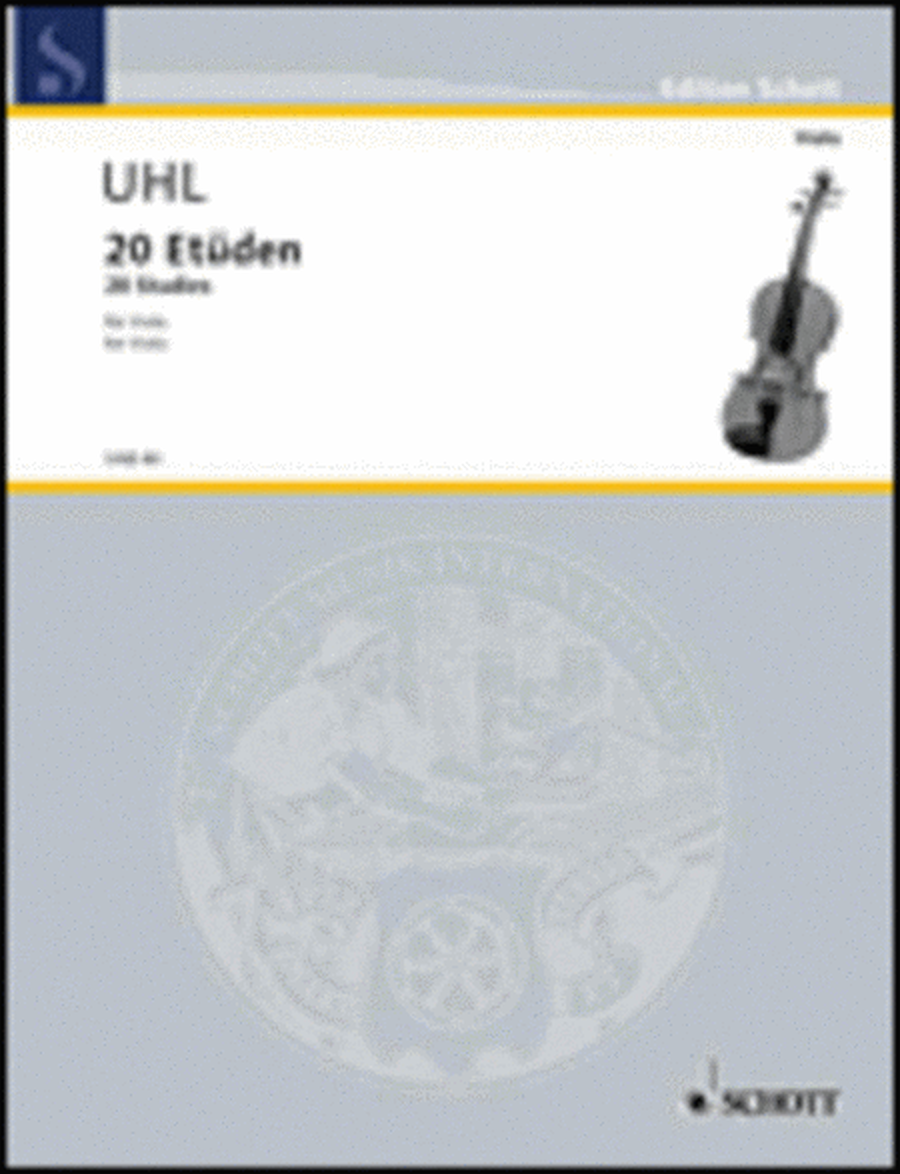 Uhl - 20 Studies For Viola