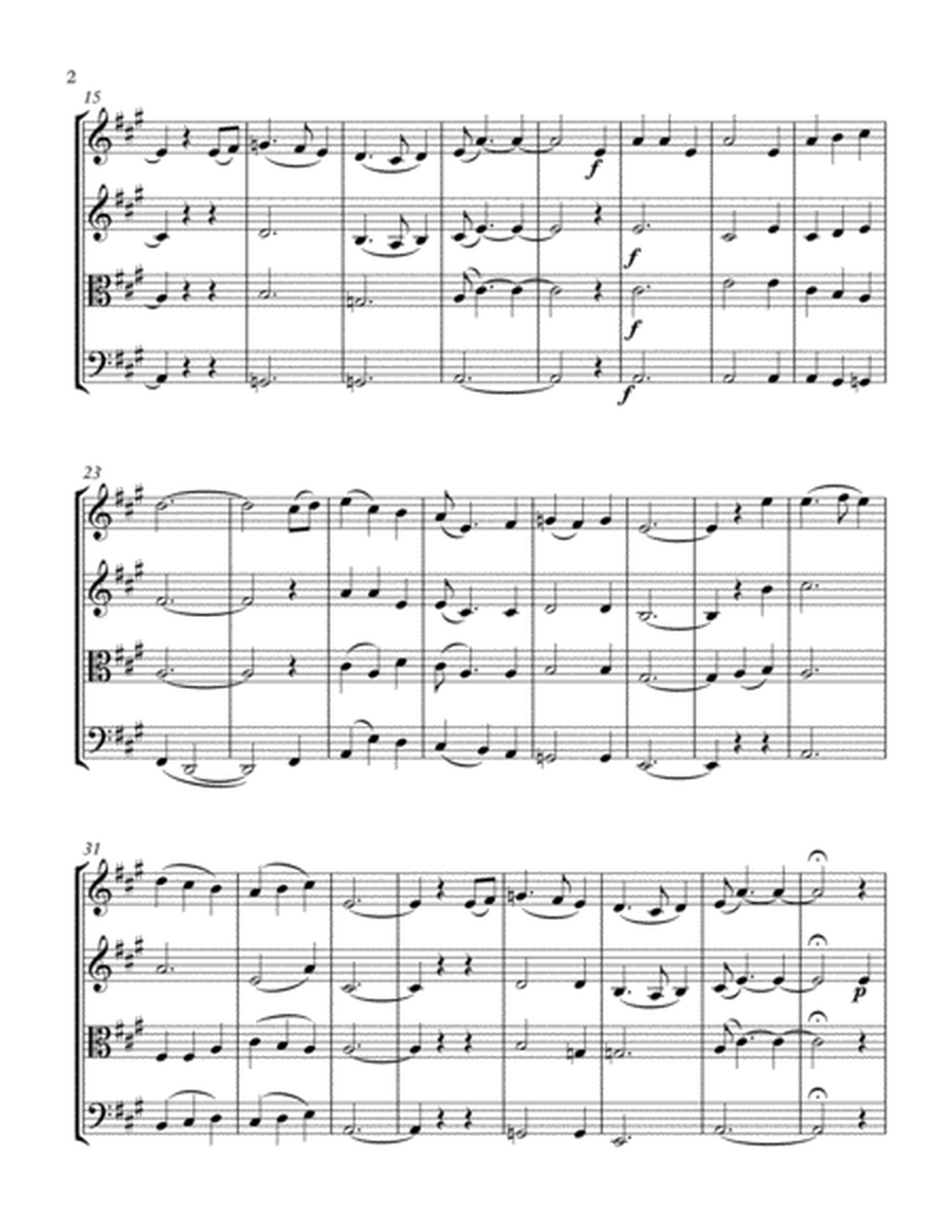I Once Loved a Lass (String Quartet) image number null