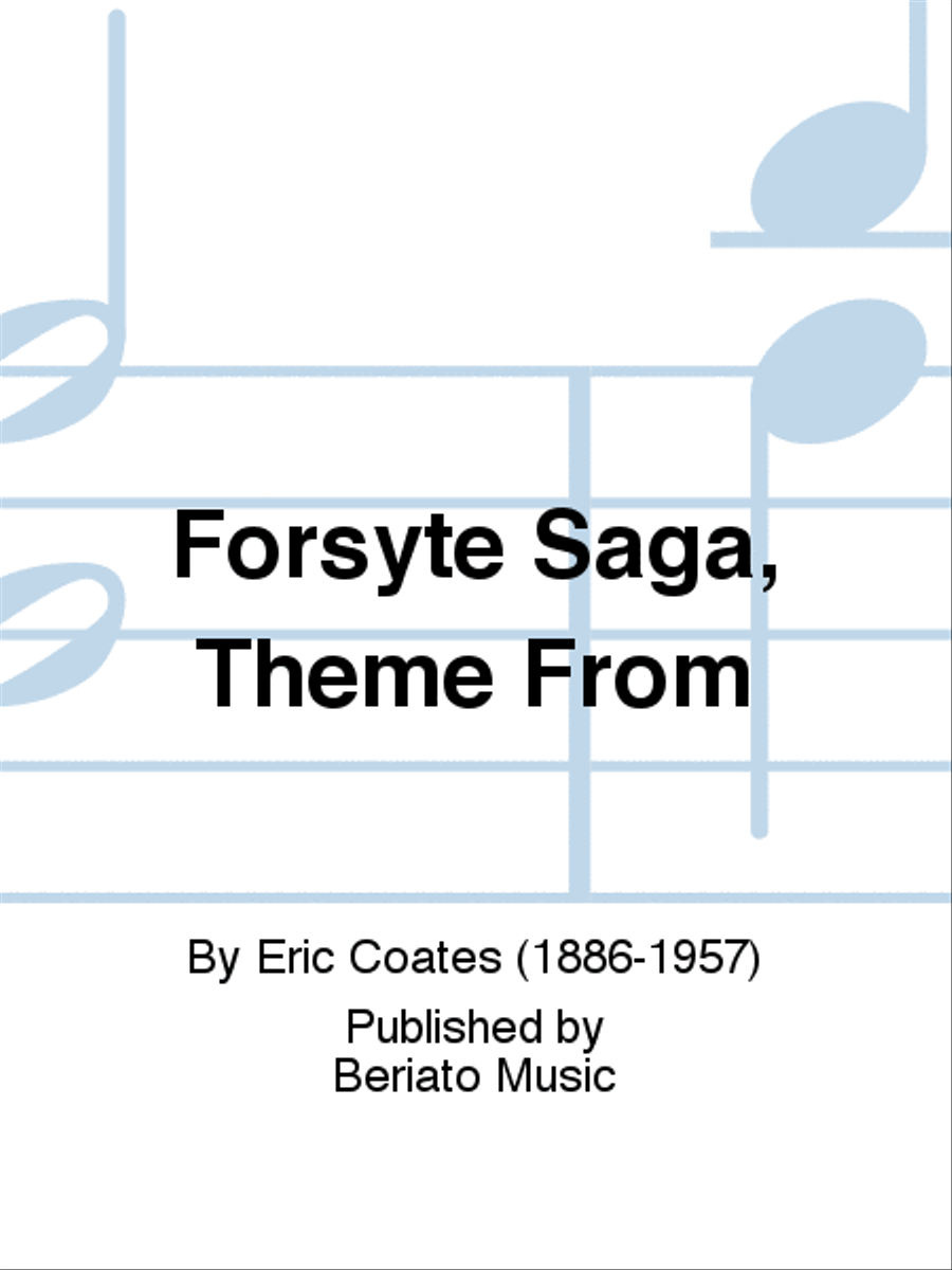 Forsyte Saga, Theme From Forsyte Saga, Theme From Piano, Vocal, Guitar scores gallery preview page 1