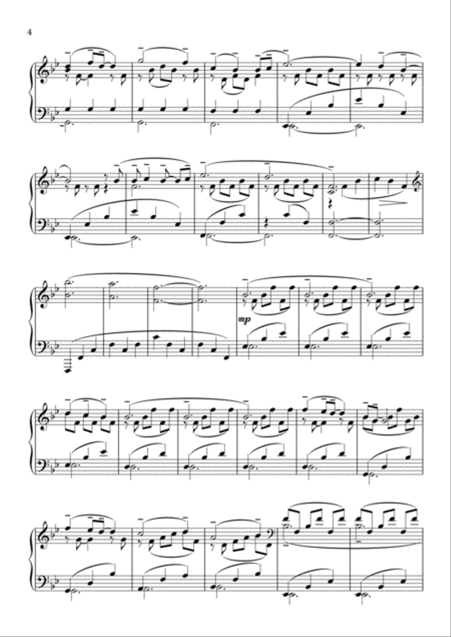 A Thousand Years Piano Solo scores gallery preview page 4