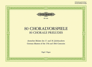 Book cover for Chorale Preludes Of The 17th And 18th Centuries