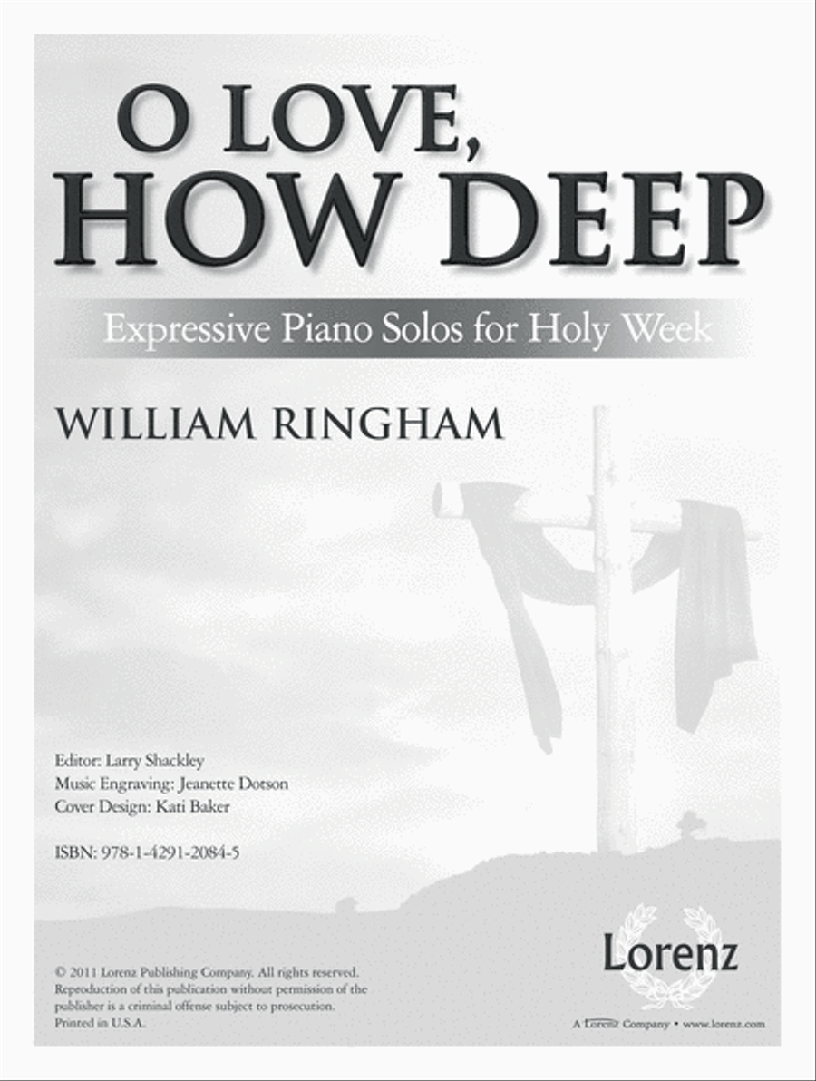 O Love, How Deep Piano Solo scores gallery preview page 1