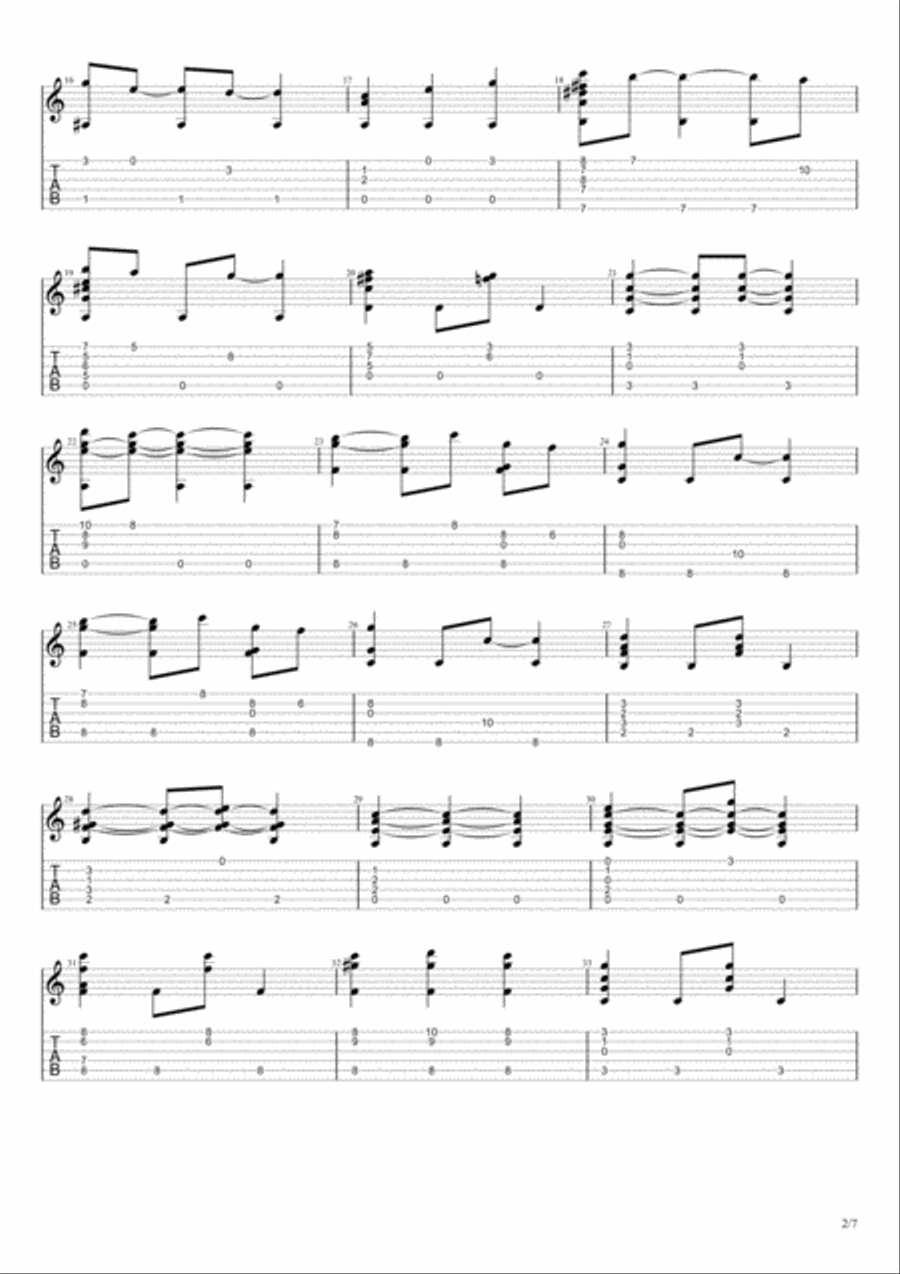 Moon River Electric Guitar scores gallery preview page 2