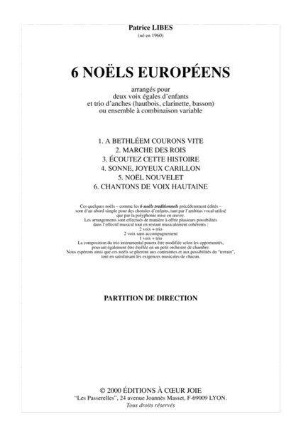 6 Noels Europeens - Direction
