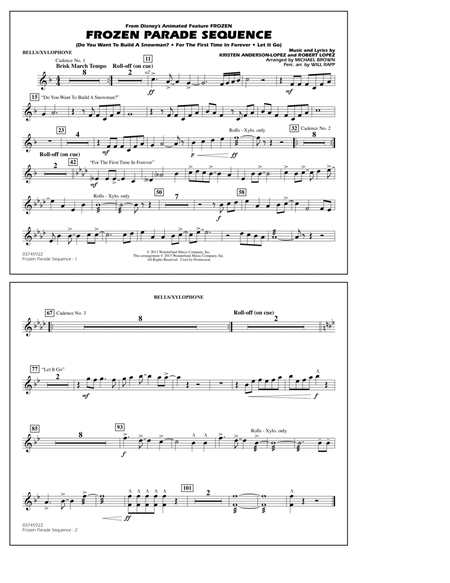 Frozen Parade Sequence - Bells/Xylophone